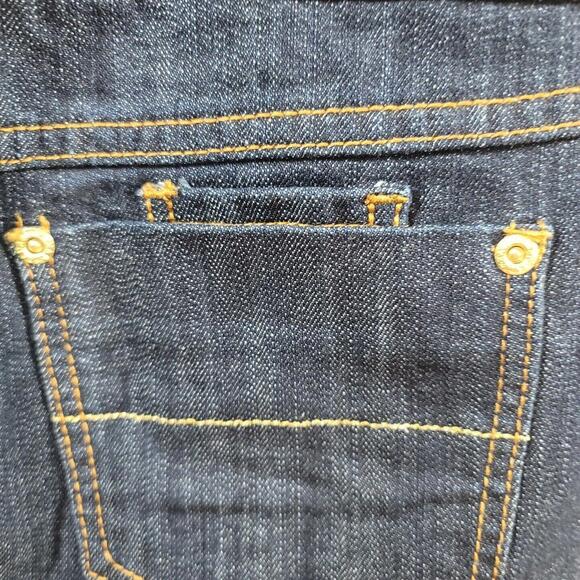 ZD Zana Di Women's Skirt 5 Pencil Dark Blue Denim High Waist Buttons Knee Length - Picture 11 of 14